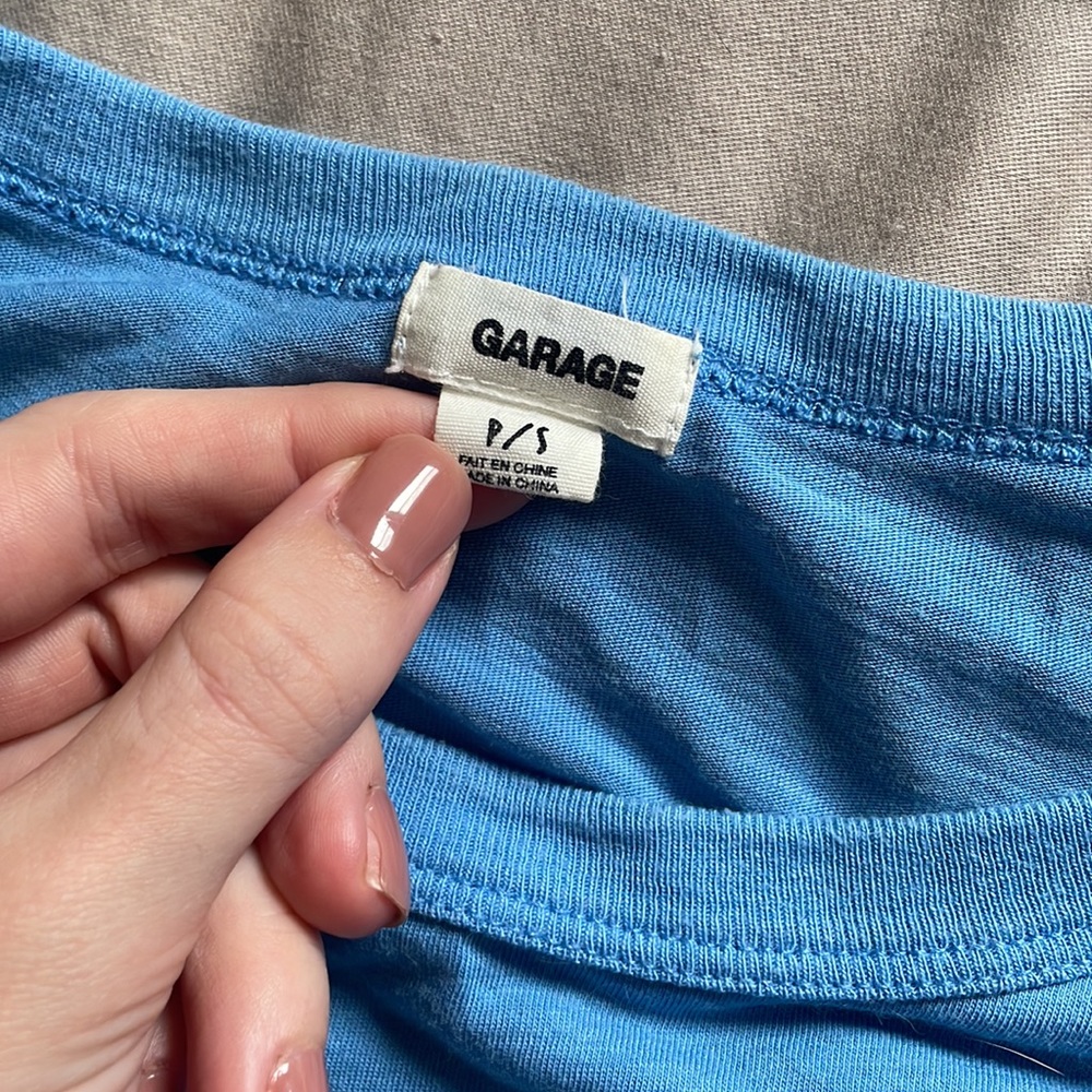 Garage cropped long sleeve tee SM - Picture 2 of 2